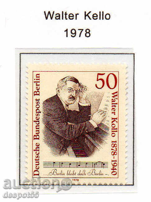 1978. Берлин. Валтер Коло (1878-1940), музикант.