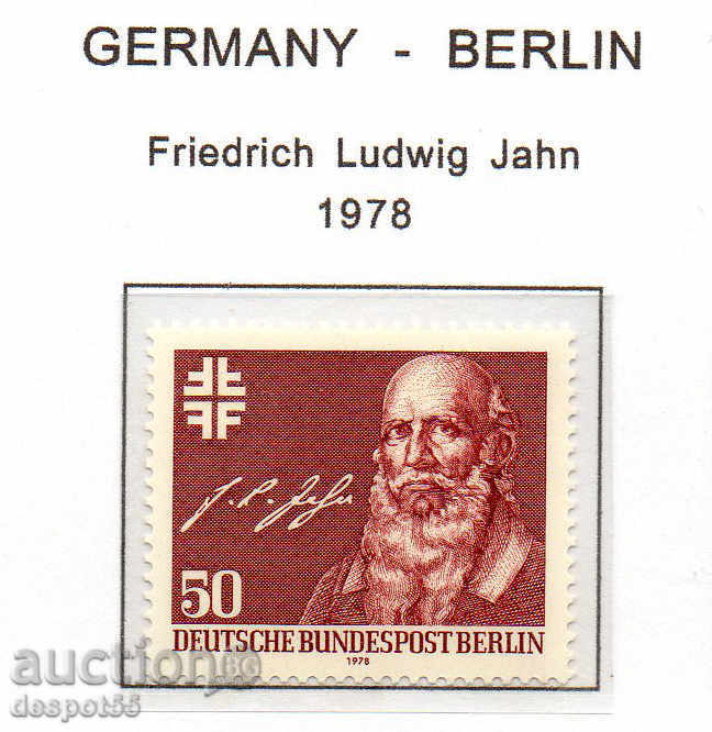 1978. Berlin. Friedrich Ludwig (1778-1852), sportsman.