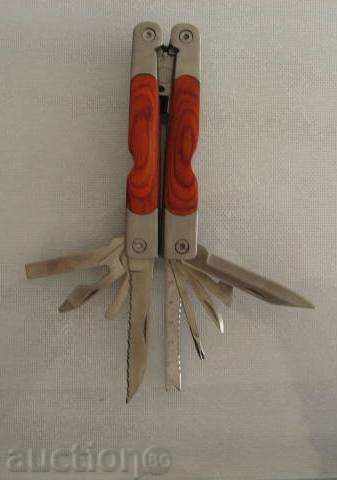 Delivery of Foldable pliers set "20 in 1" with removable "stone".