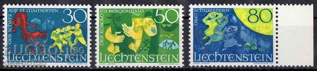 1968. Λιχτενστάιν. Θρύλοι του Λιχτενστάιν, 2η σειρά.