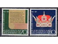 1971. Liechtenstein. Jubilee. 50 years Constitution.