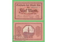 (Kiel) 5 marks 1918 UNC ¼ "" ¯)