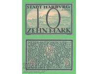 ( ` '• .¸GERMANIYA (Marburg) 10 σημάδια 1918 UNC. •' '¯)