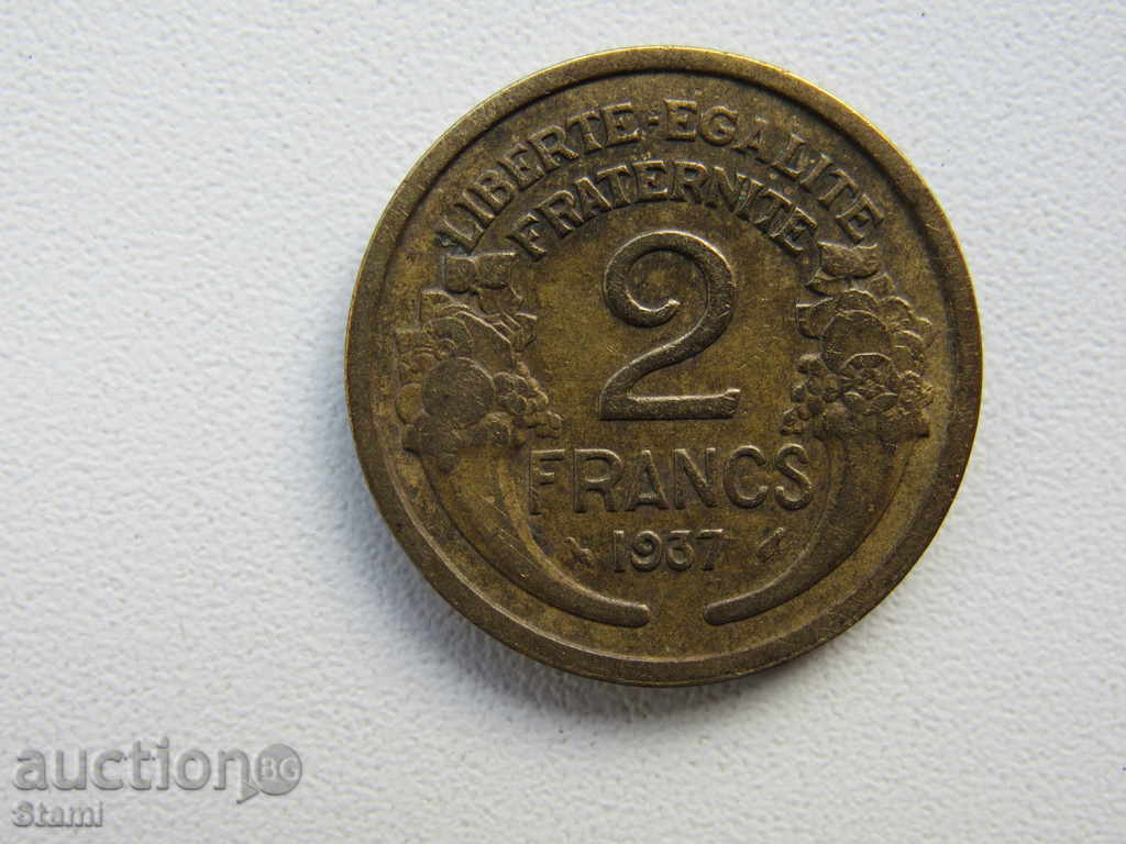 Delivery of Set 1, 2 francs and 50 centimeters - 1937, France, 202 D