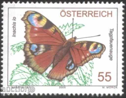 Чиста марка Фауна Пеперуда  2005 от Австрия