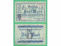 (¯`'•.¸ГЕРМАНИЯ (Elberfeld) 5 марки 1918  UNC¸.•'´¯)