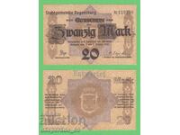 (GERMANY (Regensburg) 20 marks 1918 UNC • • • •)