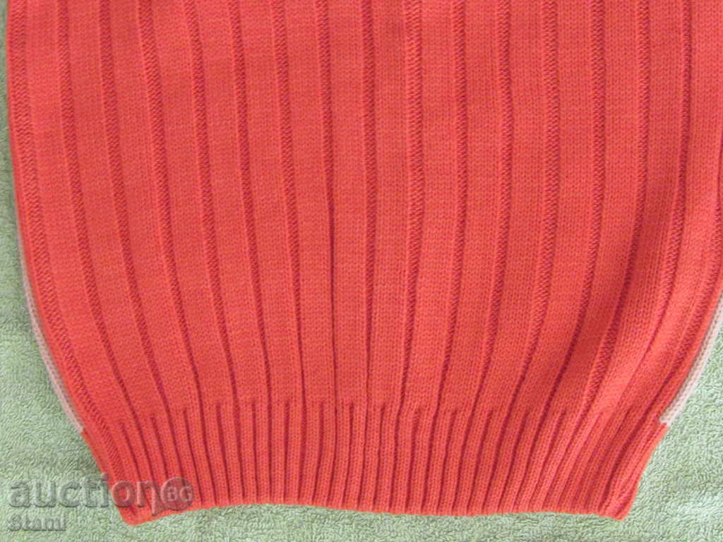 Machine knitted vest for boy with zipper, size 98, new - 7 Machine knitted vest for boy with zipper, size 98, new - 7