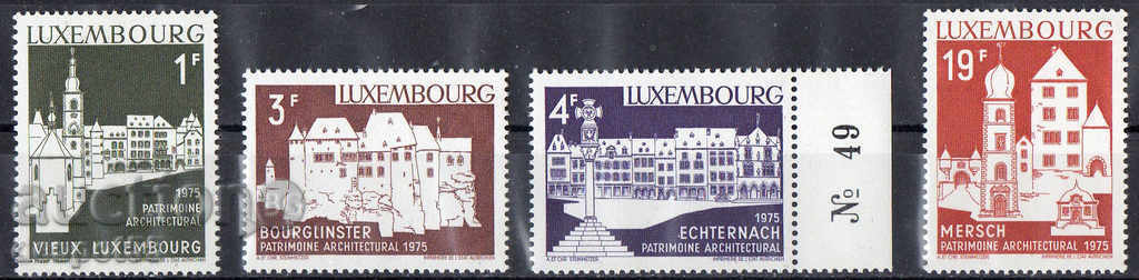 1975 Luxembourg. Ευρωπαϊκή αρχιτεκτονική.