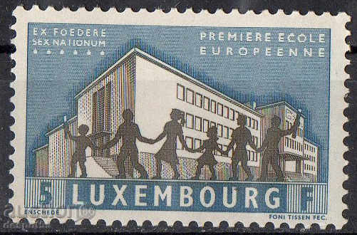 1960 Luxemburg. școală europeană În primul rând.