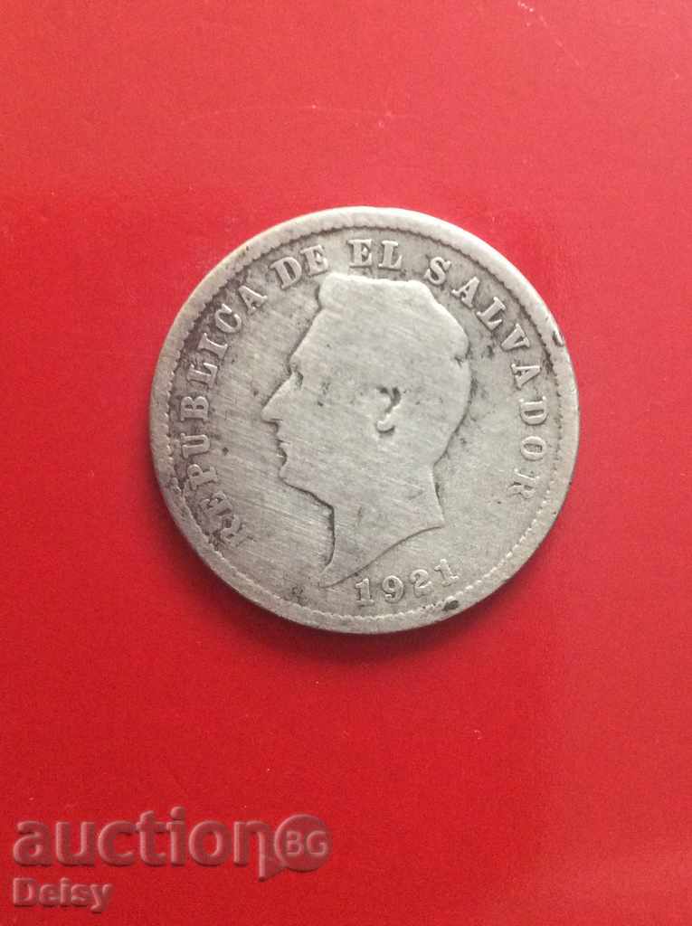 El Salvador 10 cents 1921