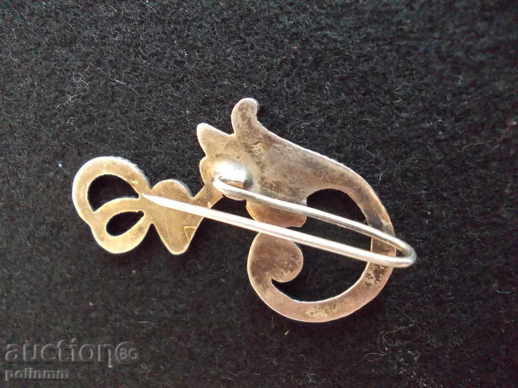Auction Silver brooch - vintage Auction Silver brooch - vintage