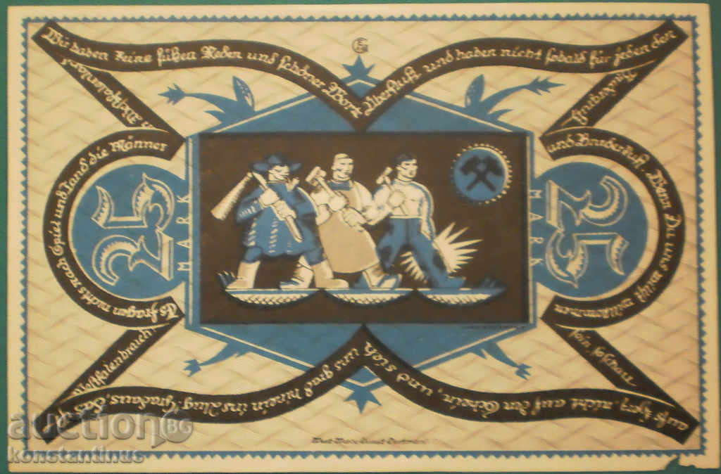 Germania Varietate Dortmund 25 Marki 1922 UNC Rare cu preț € 6.14 | 12.01 BGN