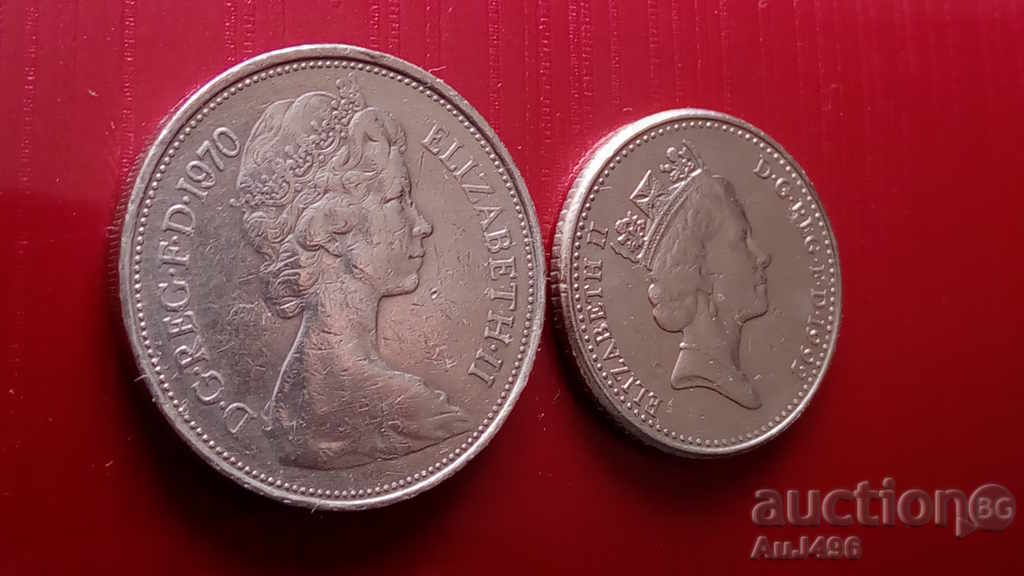Livrarea Lot de Marea Britanie 2 x 10 pence