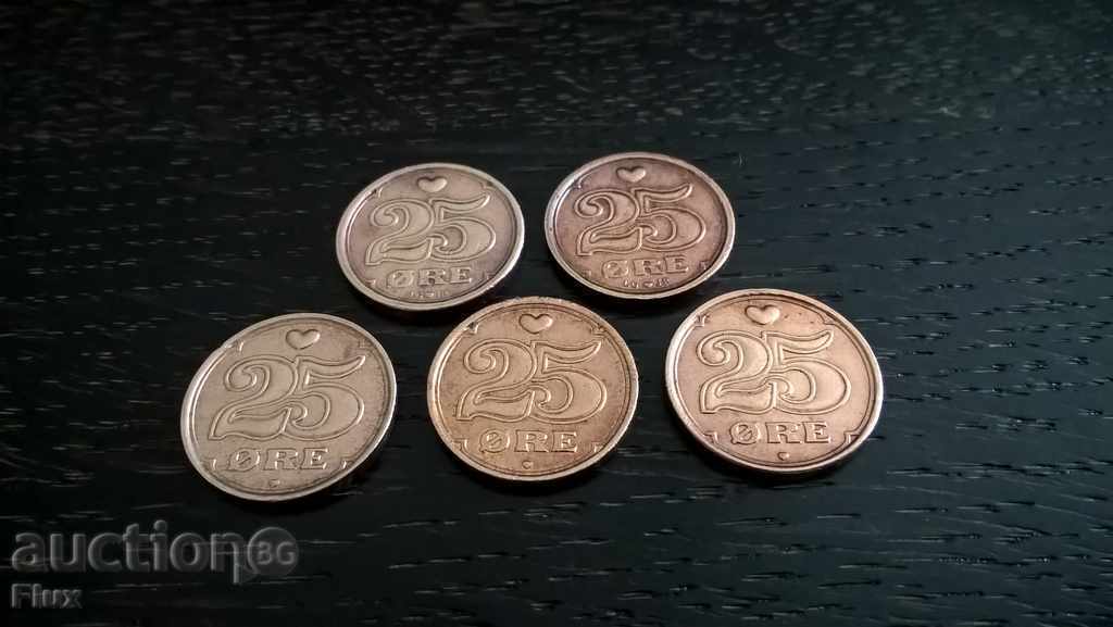 Lot coins - Denmark - 25 pore | 1990 - 2006 with price 3.00 BGN | € 1.53 Lot coins - Denmark - 25 pore | 1990 - 2006 with price 3.00 BGN | € 1.53