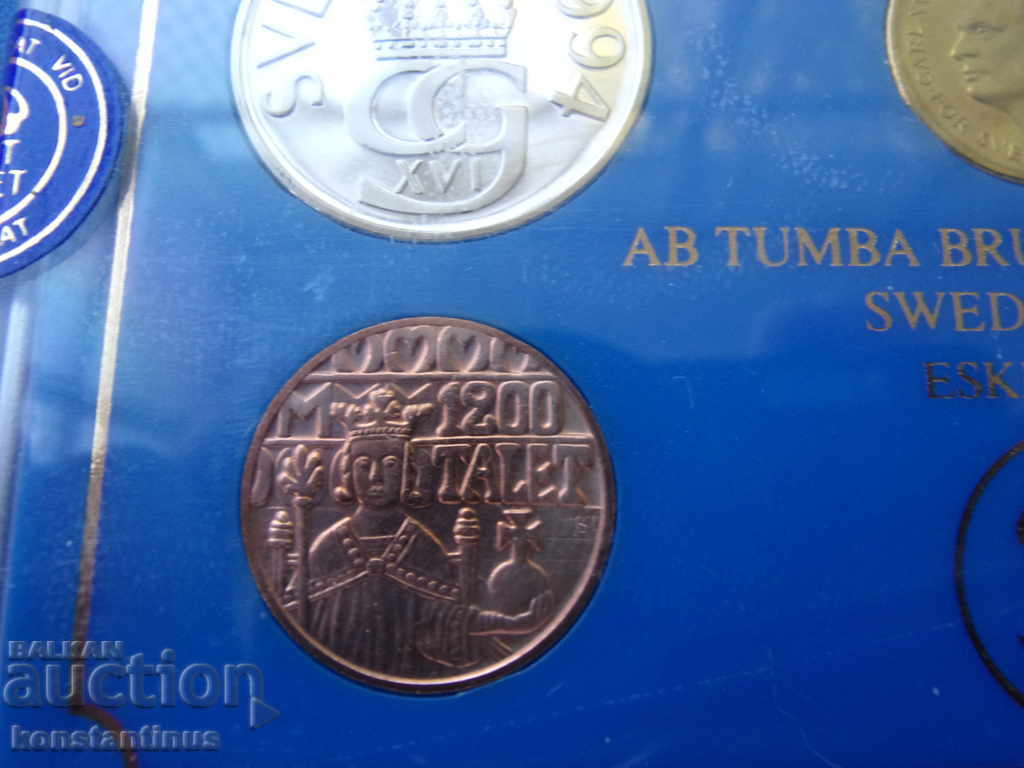 Livrarea Suedia Mint Set 1994 UNC Rare