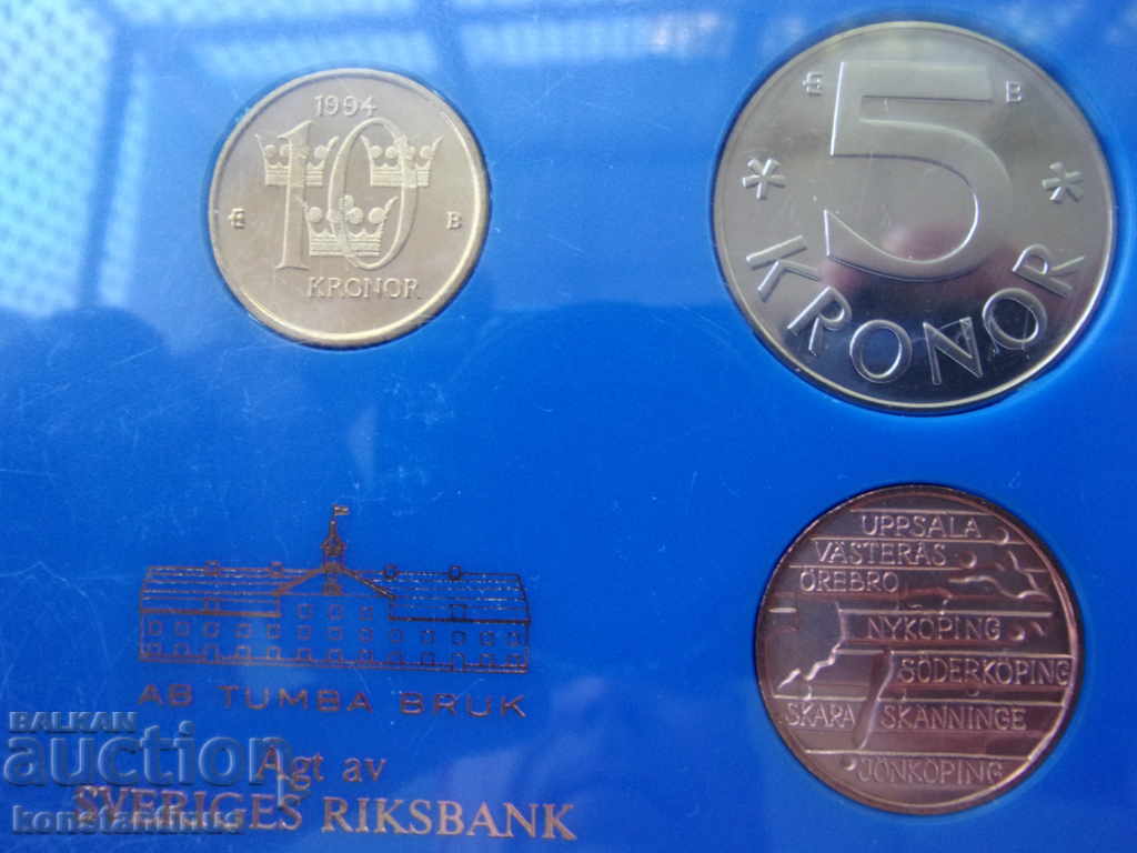 Suedia Mint Set 1994 UNC Rare - 6