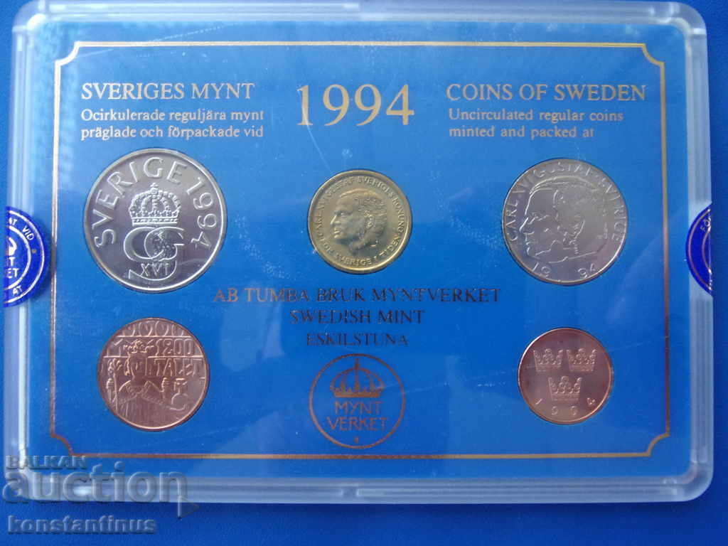 Sweden Mint Set 1994 UNC Rare