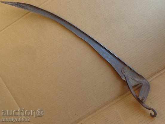 Old hand-forged mowing hair, wrought iron with price 51.00 BGN | € 26.08 Old hand-forged mowing hair, wrought iron with price 51.00 BGN | € 26.08