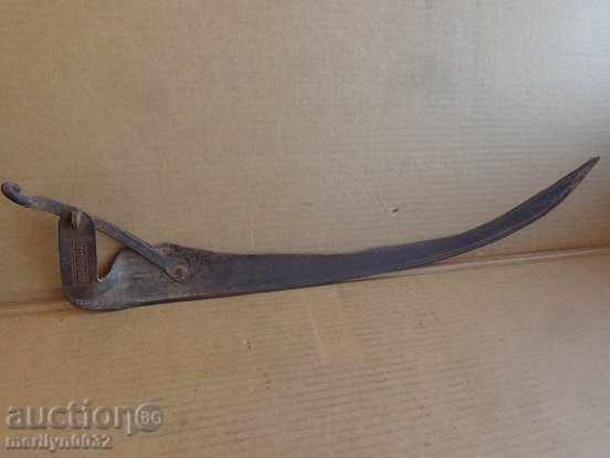 Delivery of Old hand-forged mowing hair, wrought iron Delivery of Old hand-forged mowing hair, wrought iron