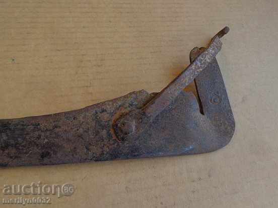Old hand-forged mowing hair, wrought iron - 6 Old hand-forged mowing hair, wrought iron - 6