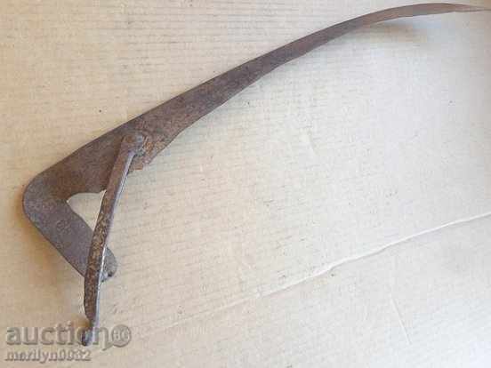 Old hand-forged mowing hair, wrought iron - 7 Old hand-forged mowing hair, wrought iron - 7