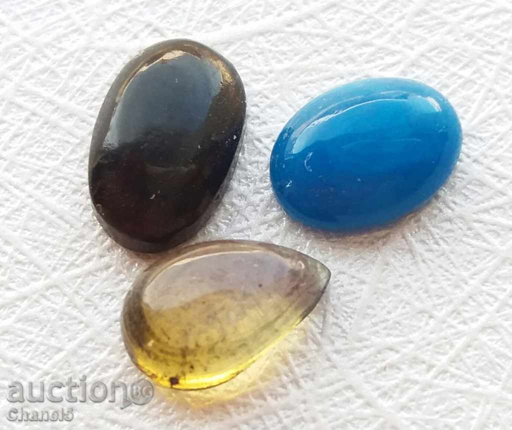 Auction LOT OF NATURAL ETHIOPS - 3.30 carats (3) Auction LOT OF NATURAL ETHIOPS - 3.30 carats (3)