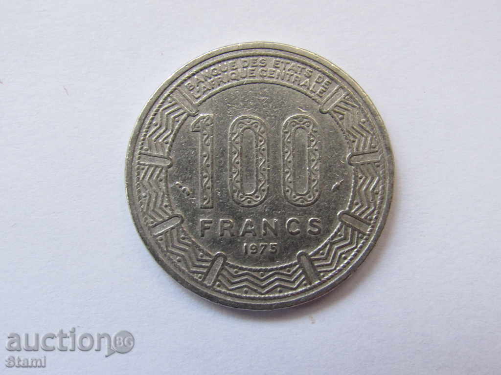 Καμερούν - 100 φράγκα, 1975 (σπάνια) -227 D