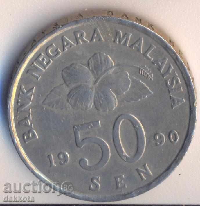 Malaezia 50 sen 1990