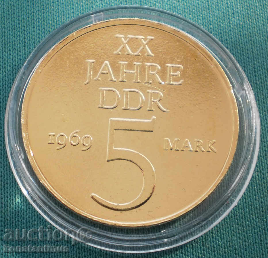 ГДР 5 Марк 1969 Rare Позлата с цена € 7.67 | 15.00 лв. ГДР 5 Марк 1969 Rare Позлата с цена € 7.67 | 15.00 лв.
