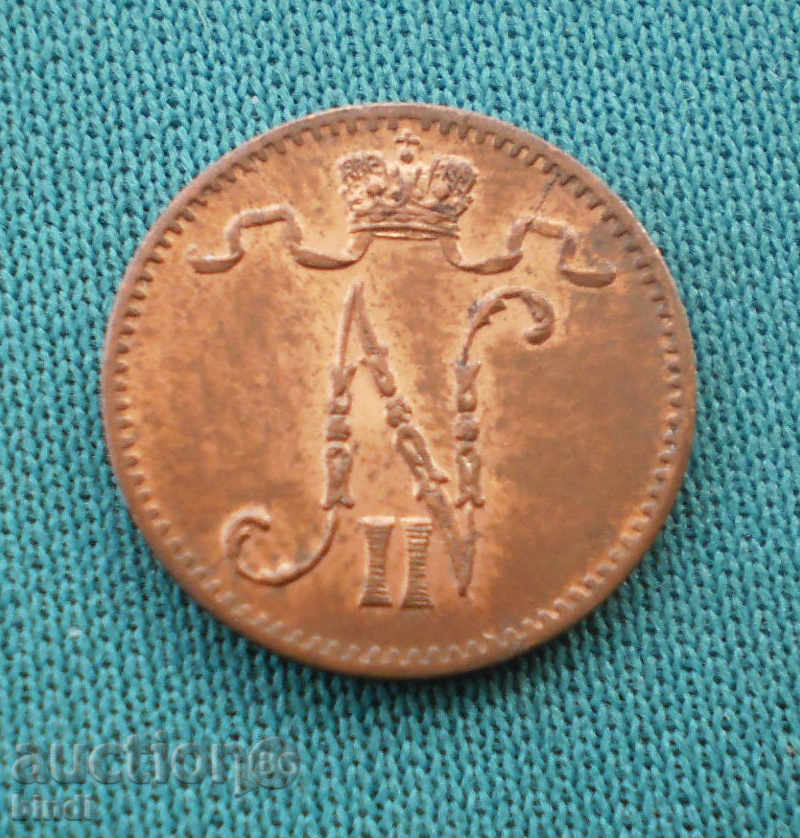 Russia - Finland 1 Penny 1915 UNC Rare