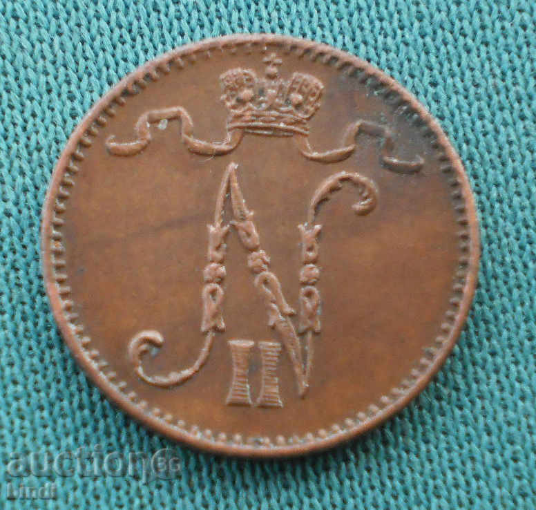 Ρωσία - Φινλανδία 1 Penny 1915 UNC Σπάνια