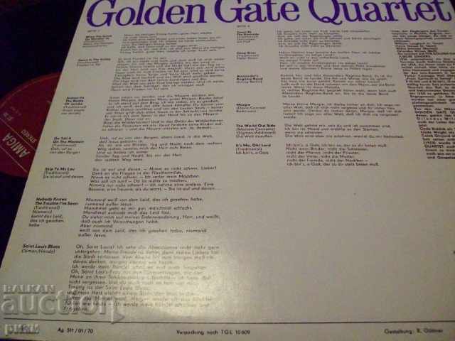 AMIGA 8 55 064 Cvartetul de la Golden Gate - Cvartetul de la Golden Gate cu preț 8.00 BGN | € 4.09