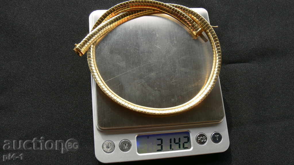 Auction Old gilt necklace - 18k Auction Old gilt necklace - 18k