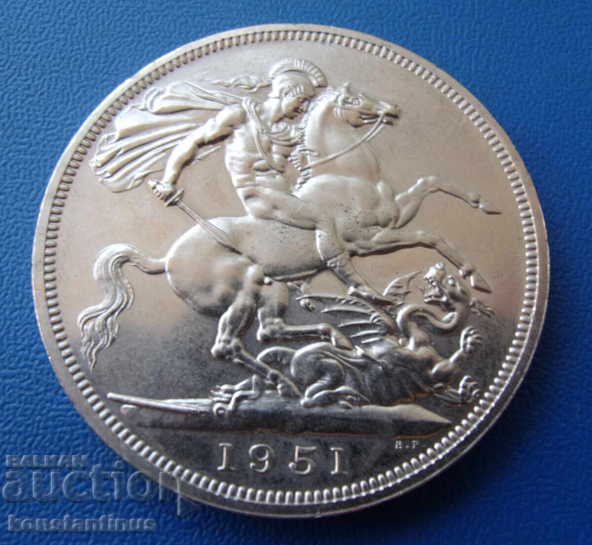 Anglia 5 Șilingi 1951 Rare UNC Anglia 5 Șilingi 1951 Rare UNC