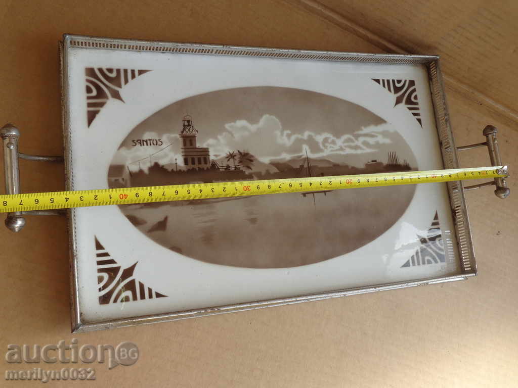 Old tray, porcelain, early 20th century tea with price 79.00 BGN | € 40.39 Old tray, porcelain, early 20th century tea with price 79.00 BGN | € 40.39