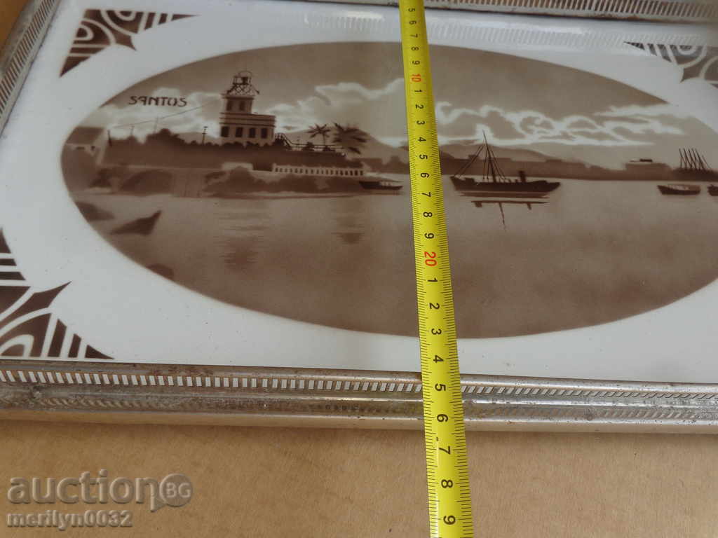 Delivery of Old tray, porcelain, early 20th century tea Delivery of Old tray, porcelain, early 20th century tea