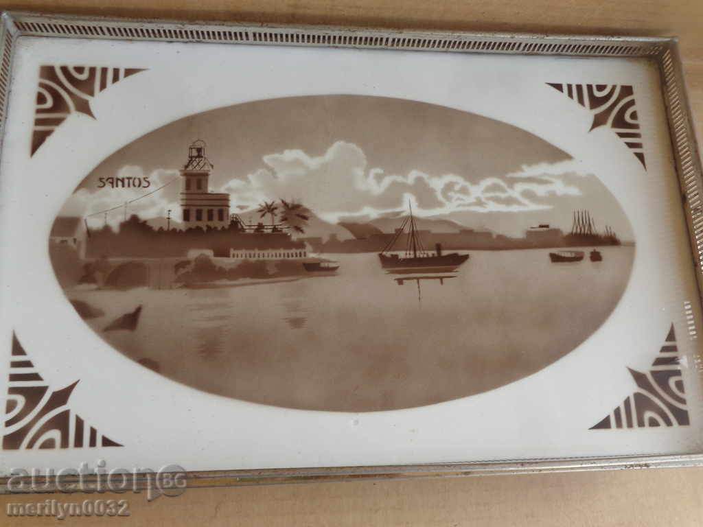 Old tray, porcelain, early 20th century tea - 5 Old tray, porcelain, early 20th century tea - 5