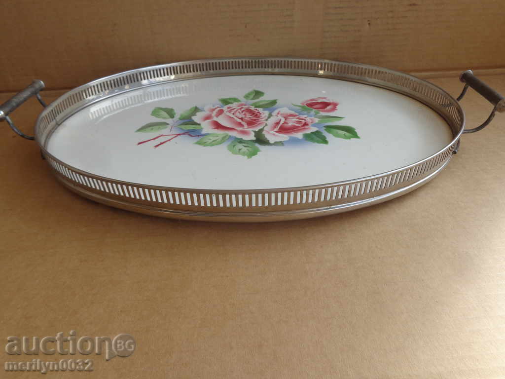 Delivery of Old tray, porcelain, early 20th century tea Delivery of Old tray, porcelain, early 20th century tea