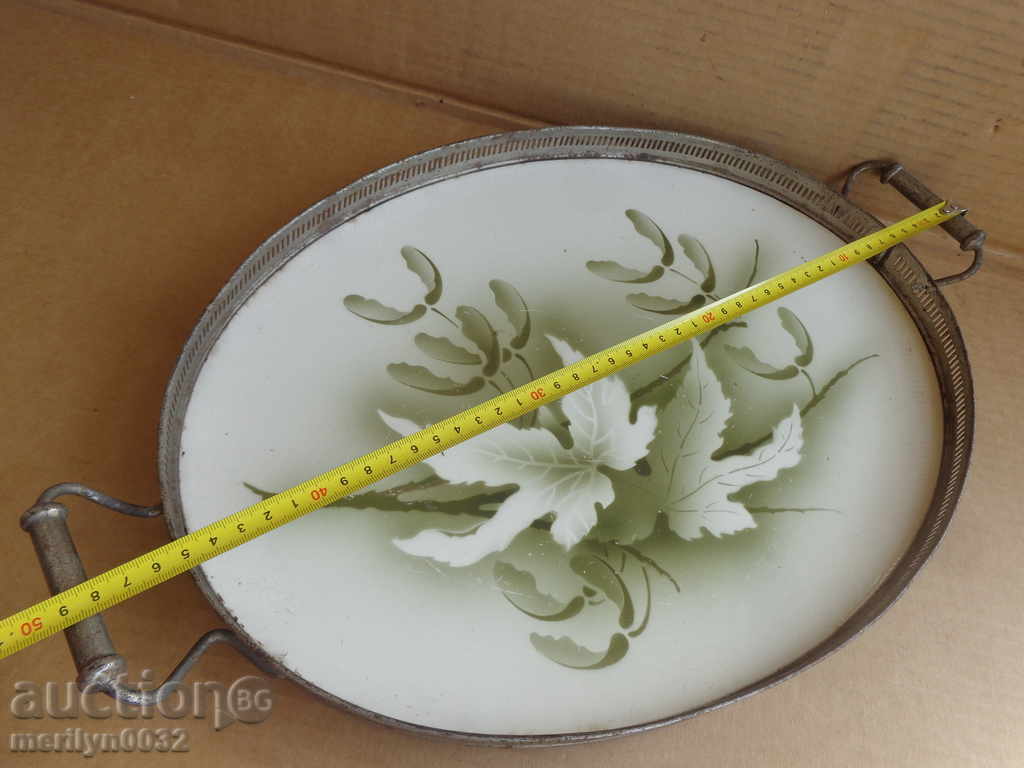 Auction Old tray, porcelain, early 20th century tea Auction Old tray, porcelain, early 20th century tea