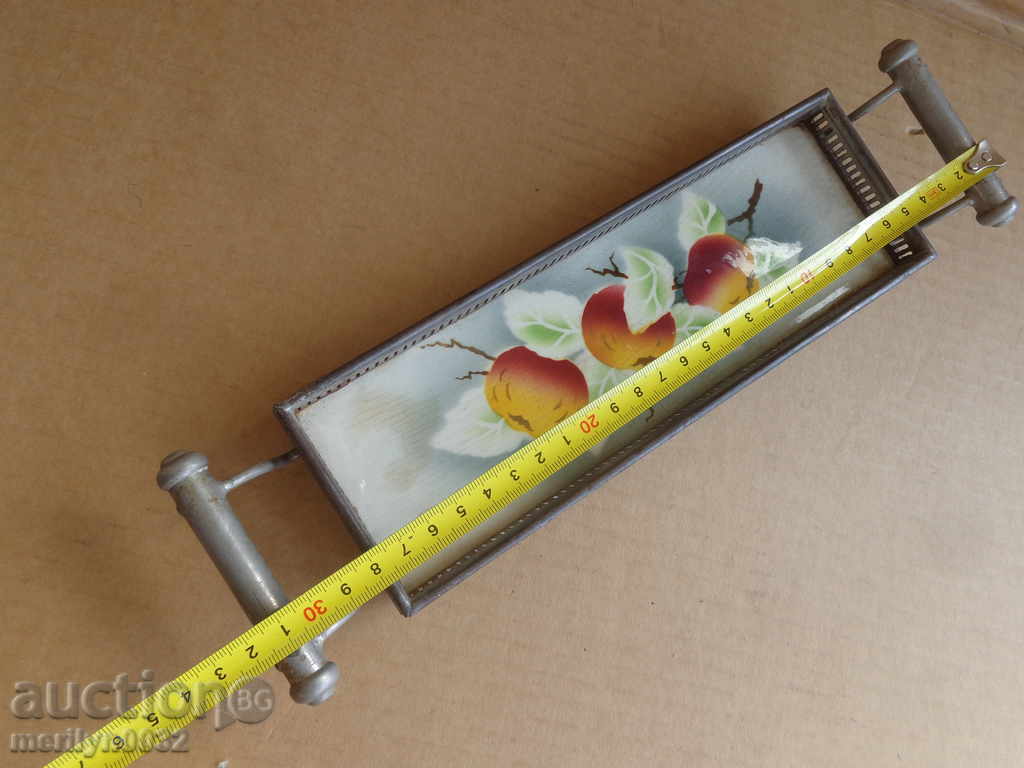 Old tray, porcelain, early 20th century tea - 6