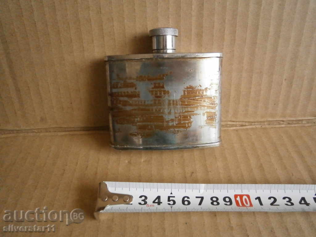 a small metal bottle for alcohol with price 25.00 BGN | € 12.78 a small metal bottle for alcohol with price 25.00 BGN | € 12.78