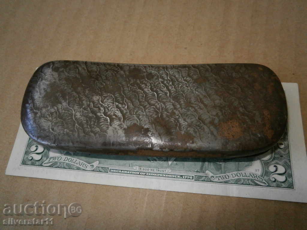 antique WW2 WWII glass case - 5