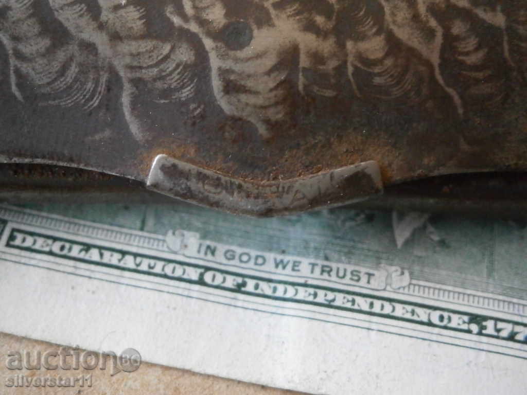 antique WW2 WWII glass case - 7