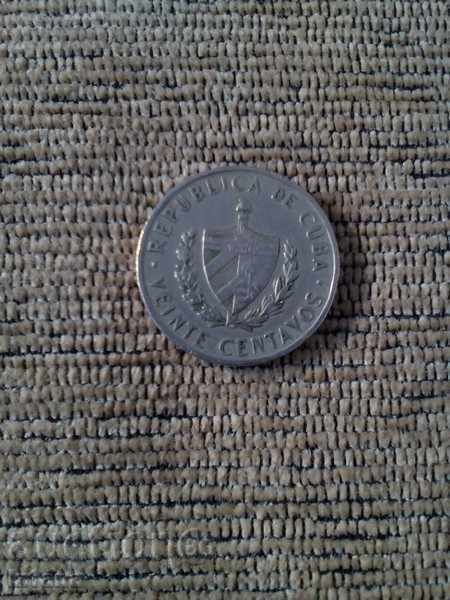 Νόμισμα VENTE centavos
