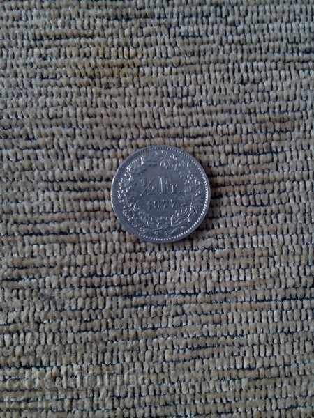 Coin 1/2 FRANK 1977