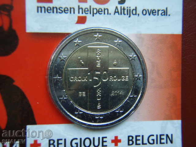 Auction  2 euro 2014 Belgium "Red cross" (2) /Belgium/ - Unc (2 euro)
