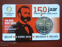 2 euro 2014 Belgia „Crucea Roșie” (2) /Belgia/ - Unc (2 euro)