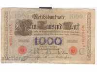 Германия 1000 марки 1910 година