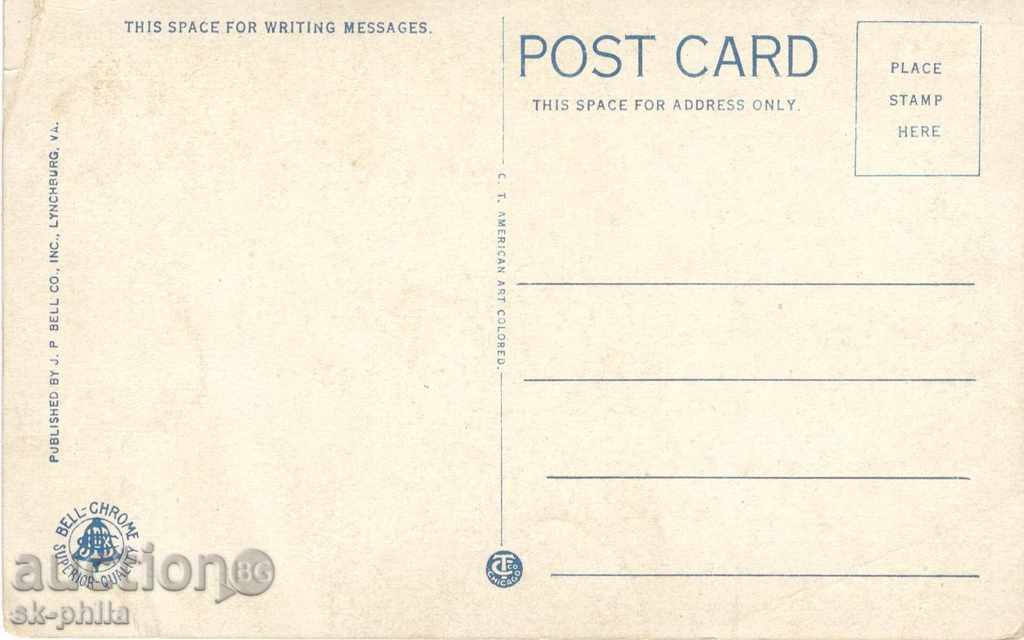 Antique Postcard USA - Natural Bridge, Virginia with price 1.90 BGN | € 0.97 Antique Postcard USA - Natural Bridge, Virginia with price 1.90 BGN | € 0.97